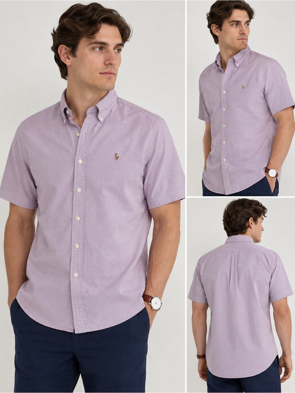 Polo Ralph Lauren Slim Fit Oxford‎ Button Down Shirt Dusty Pink Men’s Large